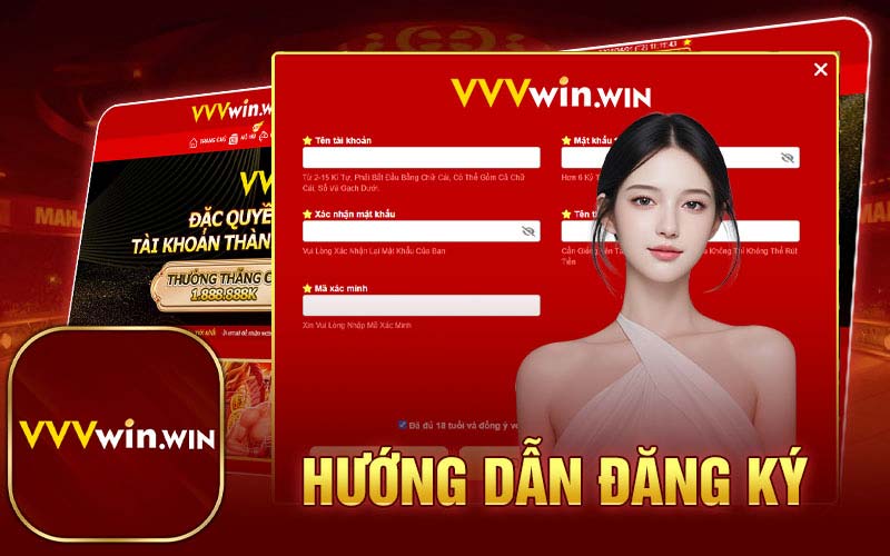 Hướng dẫn đăng ký Vvvwin nhanh chuẩn